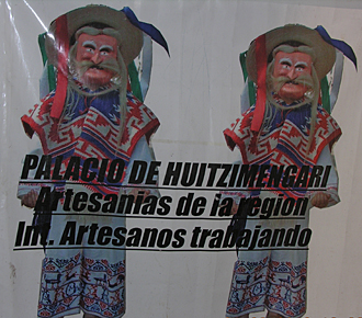 palais de Huitzimengari transform&eacute; en boutiques d'artisanat &agrave; P&aacute;tzcuaro (&eacute;tat du Michoac&aacute;n, Mexique)