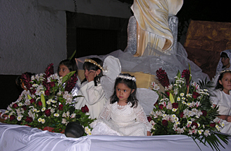 procession du Christ Ressuscit&eacute; &agrave; P&aacute;tzcuaro - Dimanche de P&acirc;ques
