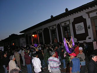 chemin de croix &agrave; Patzcuaro