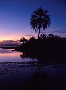 coucher du soleil dans le Yucatan