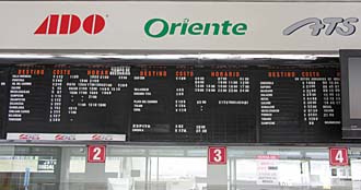 Terminal TAME (2nde classe) à Mérida