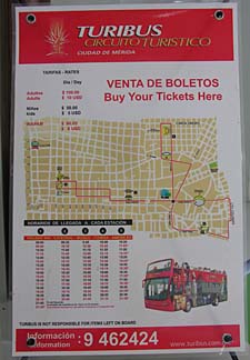 Turibus à Mérida